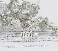 18K White Gold & Palladium Alloy (hypoallergenic) 0.80cttw Canadian Diamond Engagement Ring