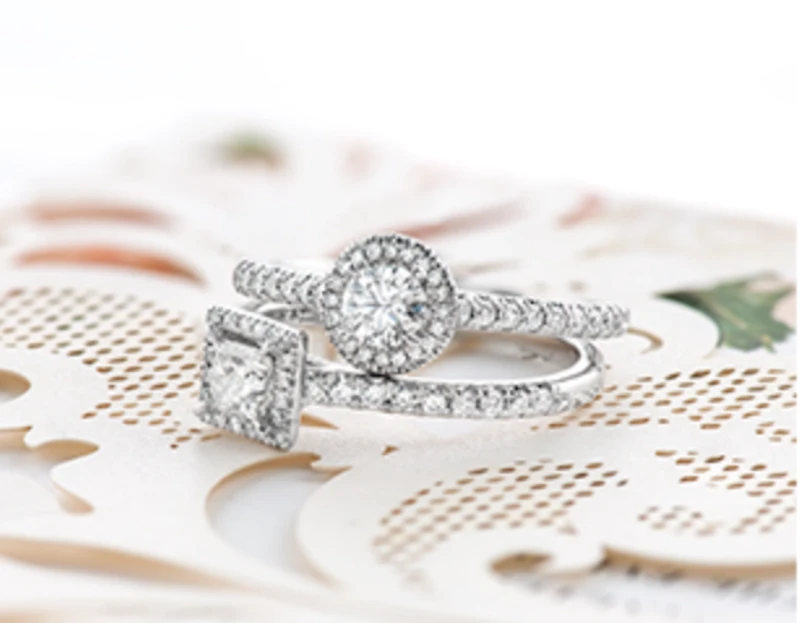 18K White Gold & Palladium Alloy (hypoallergenic) 0.76-1.32cttw Canadian Round Shape Diamond Engagement Ring - / Carat Total