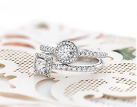 18K White Gold & Palladium Alloy (hypoallergenic) 0.76-1.32cttw Canadian Round Shape Diamond Engagement Ring - / Carat Total
