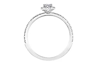 14K White Gold 0.45cttw Canadian Diamond Engagement Ring
