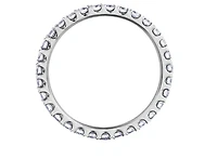 18K White, Yellow, or Rose Gold 0.74cttw Canadian Diamond Eternity Band