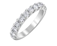 18K White, Yellow, or Rose Gold 0.50-1.50cttw Canadian Diamond Band - / Carat Total
