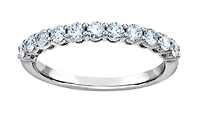 Platinum 1.00cttw Canadian Diamond Band