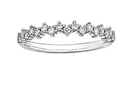 18K White, Yellow, or Rose Gold 0.30cttw Canadian Diamond Band - / 4.5