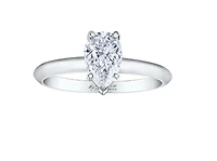 Platinum -0.70cttw Canadian Round Brilliant Diamond Engagement Ring