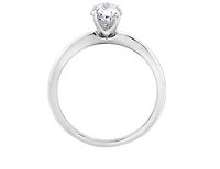Platinum -0.70cttw Canadian Round Brilliant Diamond Engagement Ring