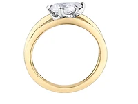 14K Yellow Gold 0.30-1.00cttw Pear Shape Canadian Diamond Engagement Ring - / 0.50 Carat Total
