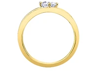 14K Yellow Gold 0.50cttw Round Brilliant Canadian Diamond Engagement Ring - /
