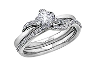 18K White Gold Palladium Alloy (hypoallergenic) 0.40-0.72cttw Round Brilliant Canadian Diamond Engagement Ring - / 0.40 Carat Total
