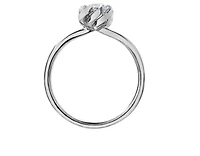 18K White Gold Palladium Alloy (hypoallergenic) 0.33-1.08cttw Princess Cut Canadian Diamond Engagement Ring - / 0.33 Carat Total