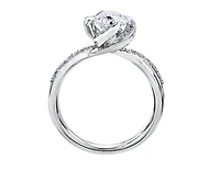 18K White Gold Palladium Alloy (hypoallergenic) -1.20cttw Round Brilliant Canadian Diamond Engagement Ring