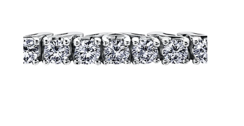 18K White Gold With Palladium Alloy(hypoallergenic) 4.40cttw Canadian Diamond Tennis Bracelet