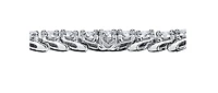 18K White Gold With Palladium Alloy(hypoallergenic) 4.40cttw Canadian Diamond Tennis Bracelet