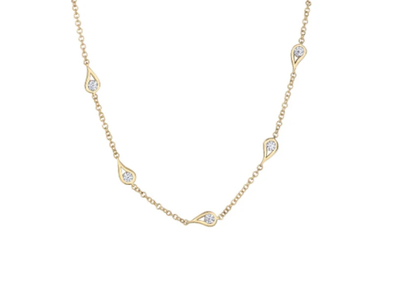 14K Yellow Gold 0.32cttw Canadian Diamond Tennis Bracelet