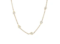 14K Yellow Gold 0.32cttw Canadian Diamond Tennis Bracelet