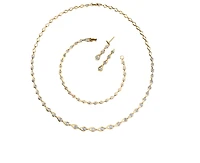14K Yellow Gold 0.64cttw Round Brilliant Canadian Diamond Dangle Earrings