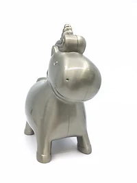 Pewter Unicorn Money Bank