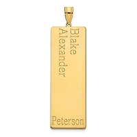 (Up to 8 Names) Name Family Pendant - Sterling Silver
