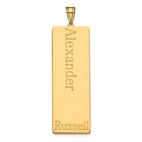 (Up to 8 Names) Name Family Pendant - Sterling Silver