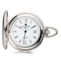 Charles Hubert Shield White Dial Pocket Watch