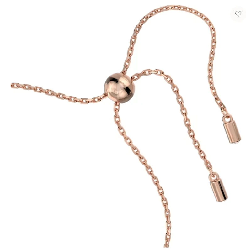 Swarovski Stella Bracelet Kite Cut, Star, White, Rose Gold-tone Plated - 5645460- Discontinued