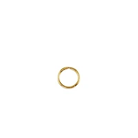 10K Yellow Gold 12mm Sleeper/Keeper/Hoop Earrings
