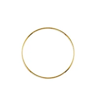 10K Yellow Gold 42mm Sleeper/Keeper/Hoop Earrings