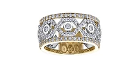 Two-Tone Diamond Ring