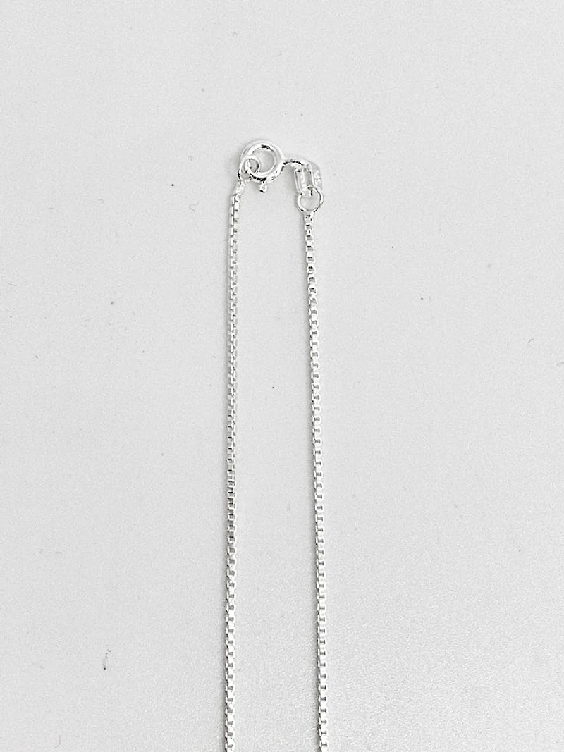 925 Sterling Silver 1.1mm Polished Boxed Chain with Spring Clasp
