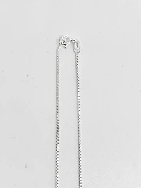 925 Sterling Silver 1.1mm Polished Boxed Chain with Spring Clasp