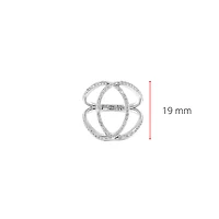 10K White Gold 0.45cttw Diamond Ring, 6.5 - /