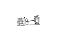 925 Silver Cubic Zirconia Stud Earrings