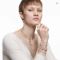Swarovski Vittore Ring Marquise Cut, White, Rose Gold-tone Plated - 5366583