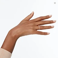 Swarovski Vittore Ring Marquise Cut, White, Rose Gold-tone Plated - 5366583