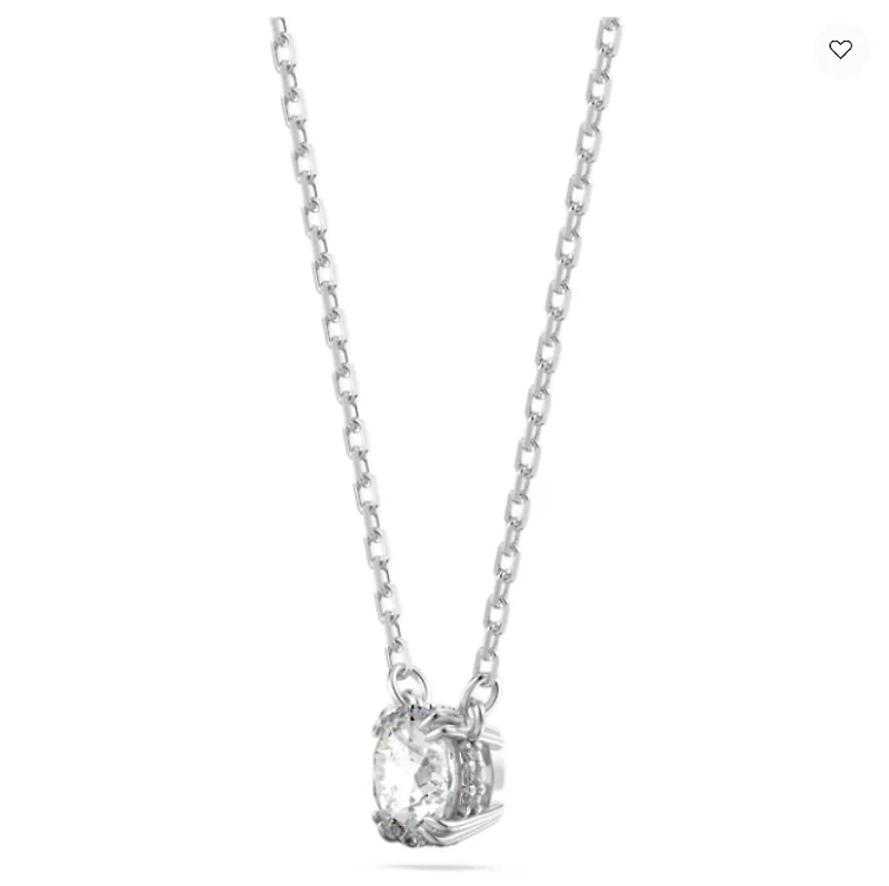 Swarovski Constella Set Round Cut, White, Rhodium plated - 5647663