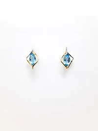 Blue Topaz Earrings