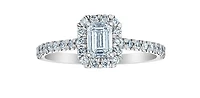 14K Gold 0.84cttw Lab Grown Diamond Engagement Ring - /