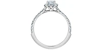 14K Gold 0.84cttw Lab Grown Diamond Engagement Ring - /