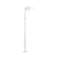 14K White Gold 0.45cttw Diamond Dangle Earring