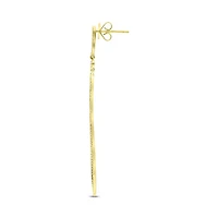 14K White Gold 0.45cttw Diamond Dangle Earring