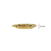 10K Yellow Gold Diamond 0.005cttw Engravable / Signet Ring, Size 6.5
