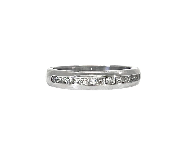 14K White Gold 0.33cttw Diamond Ring - Size 6.5