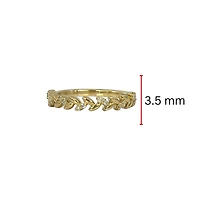 10K Yellow Gold 0.08cttw Diamond Ring