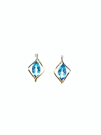 Blue Topaz Earrings