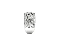 14K White Gold 1.17cttw Canadian Diamond Ring, size 6.5
