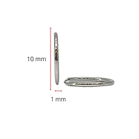 Sterling Silver Sleepers 10mm
