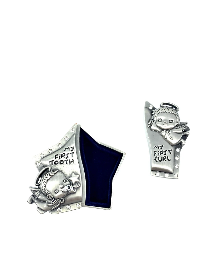 “My First Tooth & My First Curl” Angel Star Box
