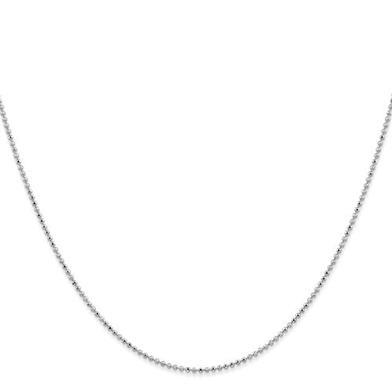 14K Gold 1.20mm Fancy Bead Chain - /