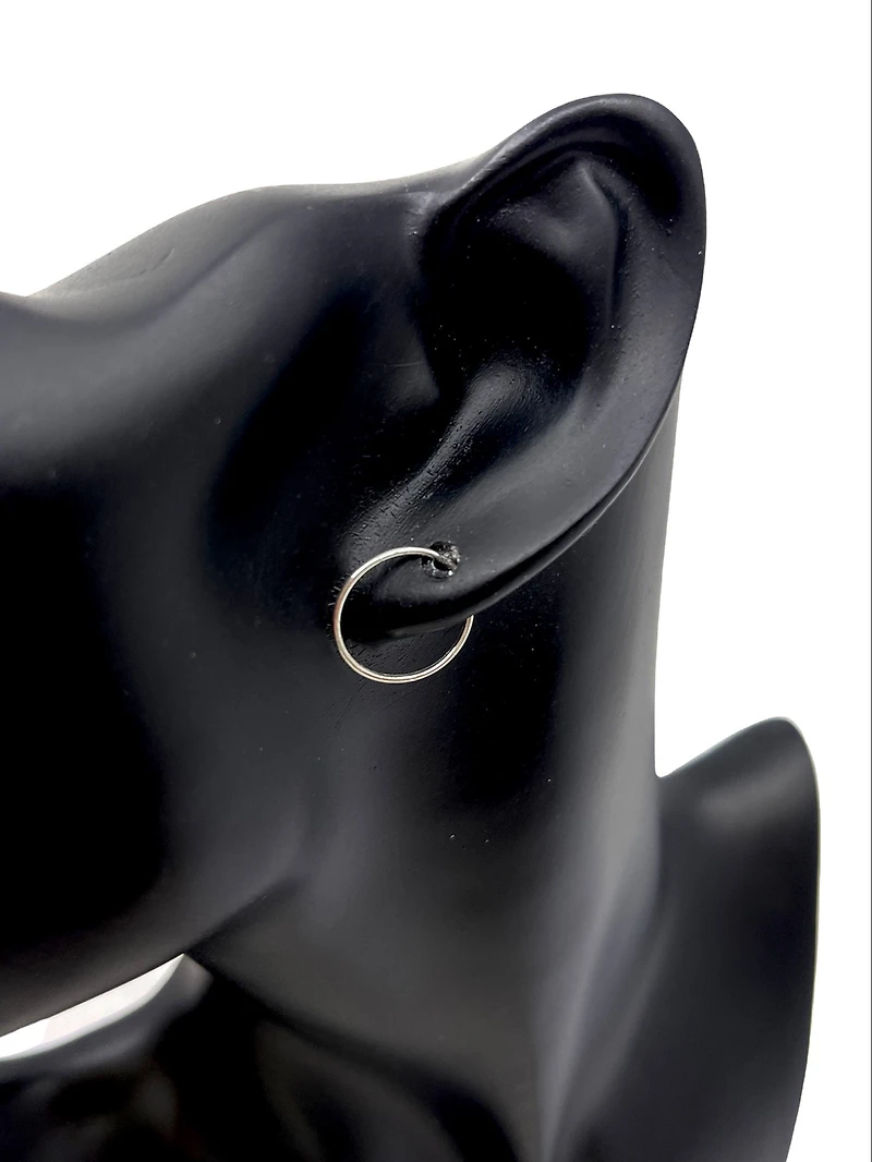 Sterling Silver Sleepers 15mm