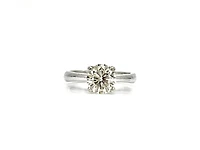 14K White Gold 1.52cttw Diamond Solitaire Engagement Ring - / 4.5